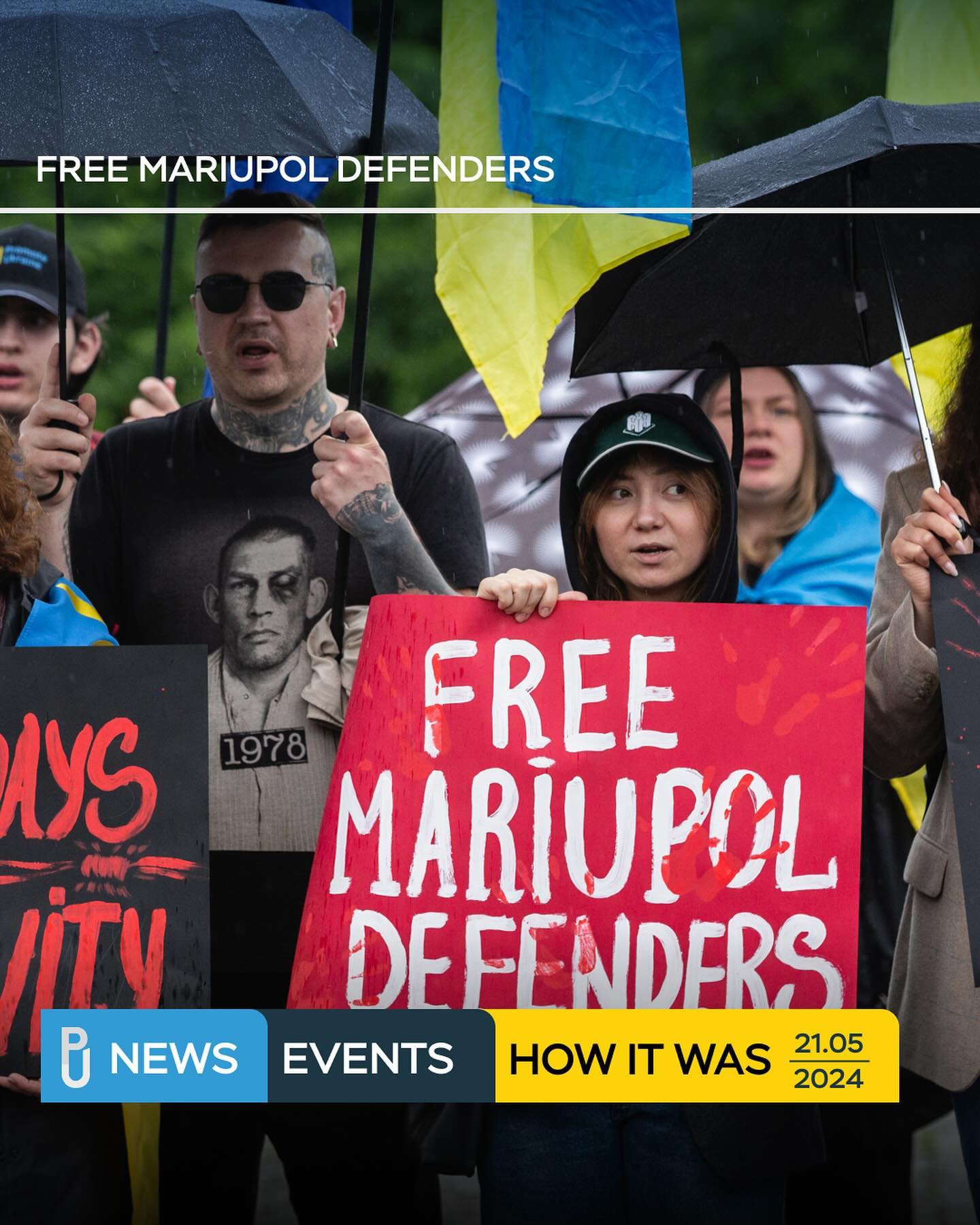 The demonstration took place in Brussels, on May 21