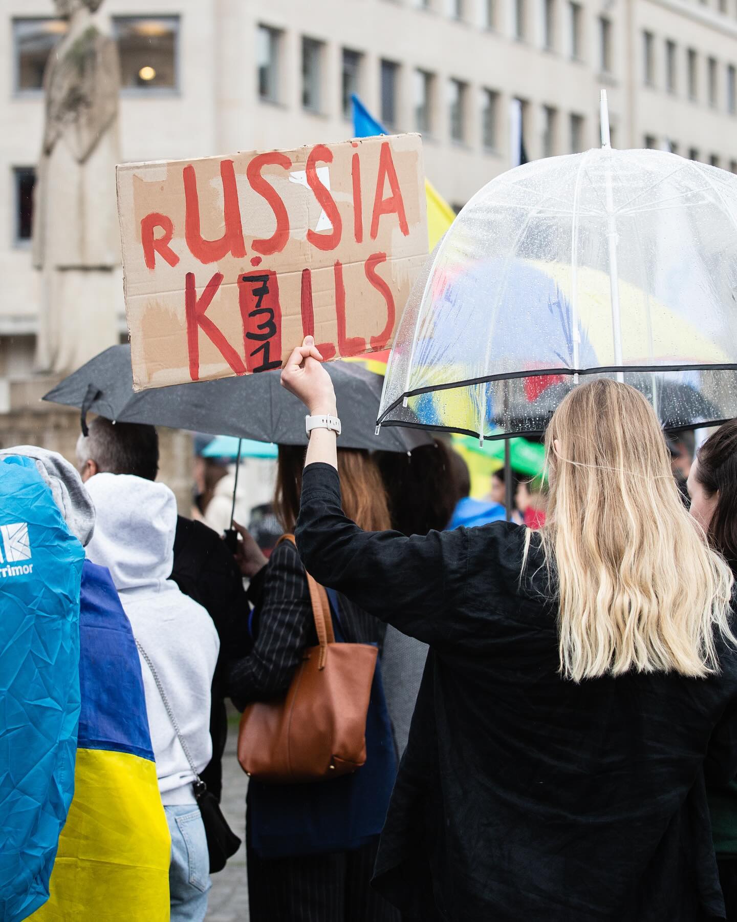 The demonstration took place in Brussels, on May 21