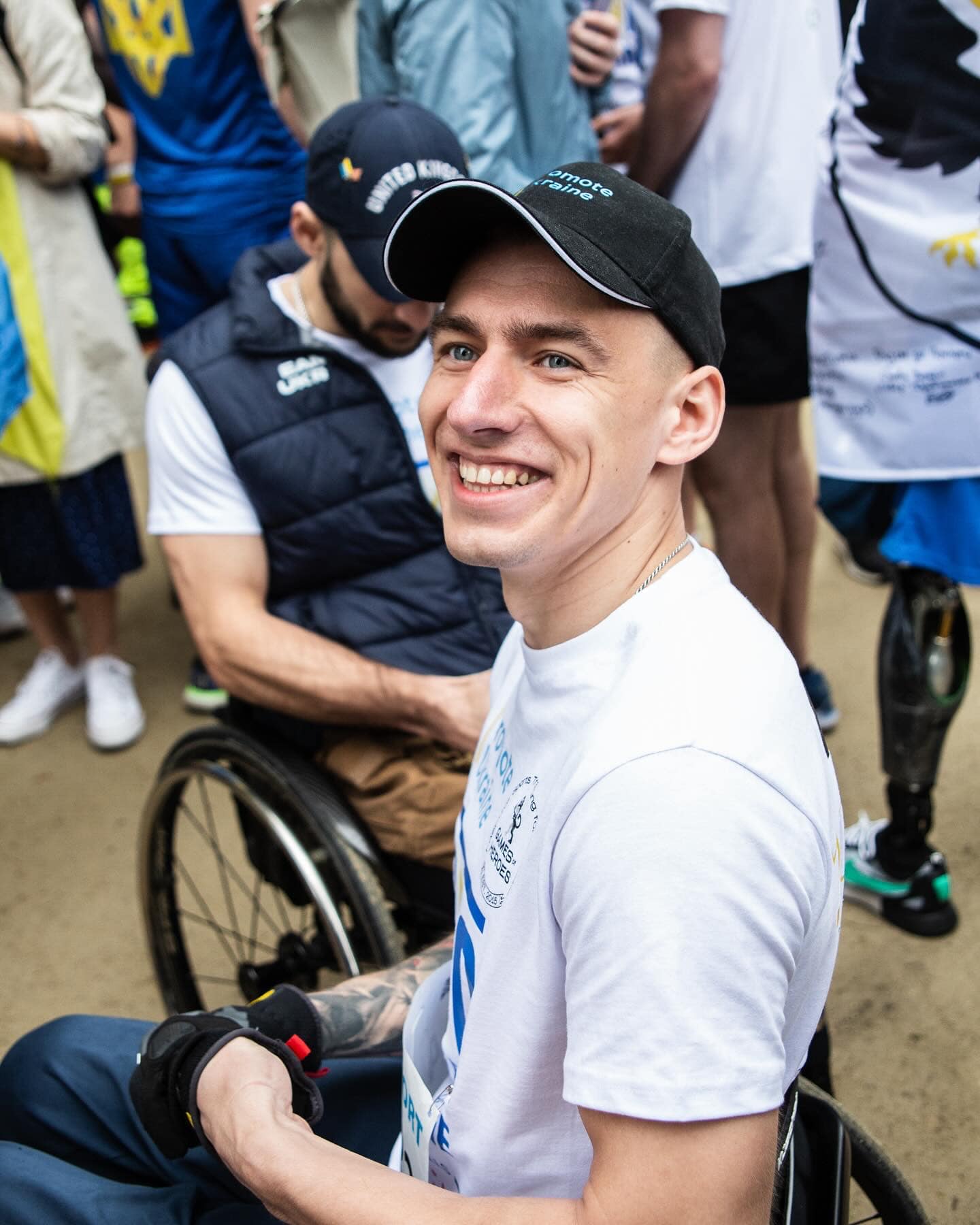 Ukrainian veterans running 20 km de Bruxelles. Brussels, 26 May 2024