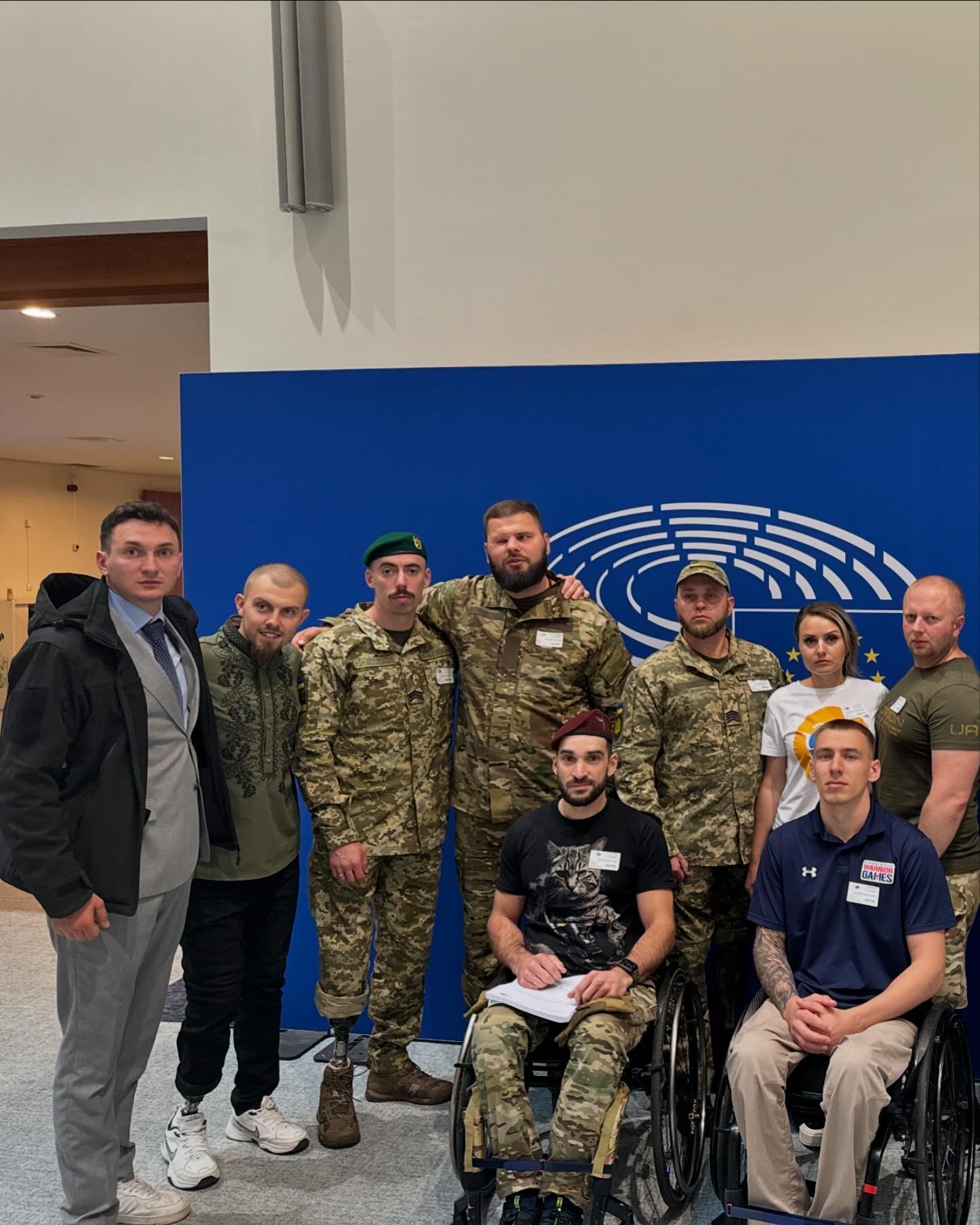 The tour was organized with the support of the cabinet of the president of the European Parliament.
