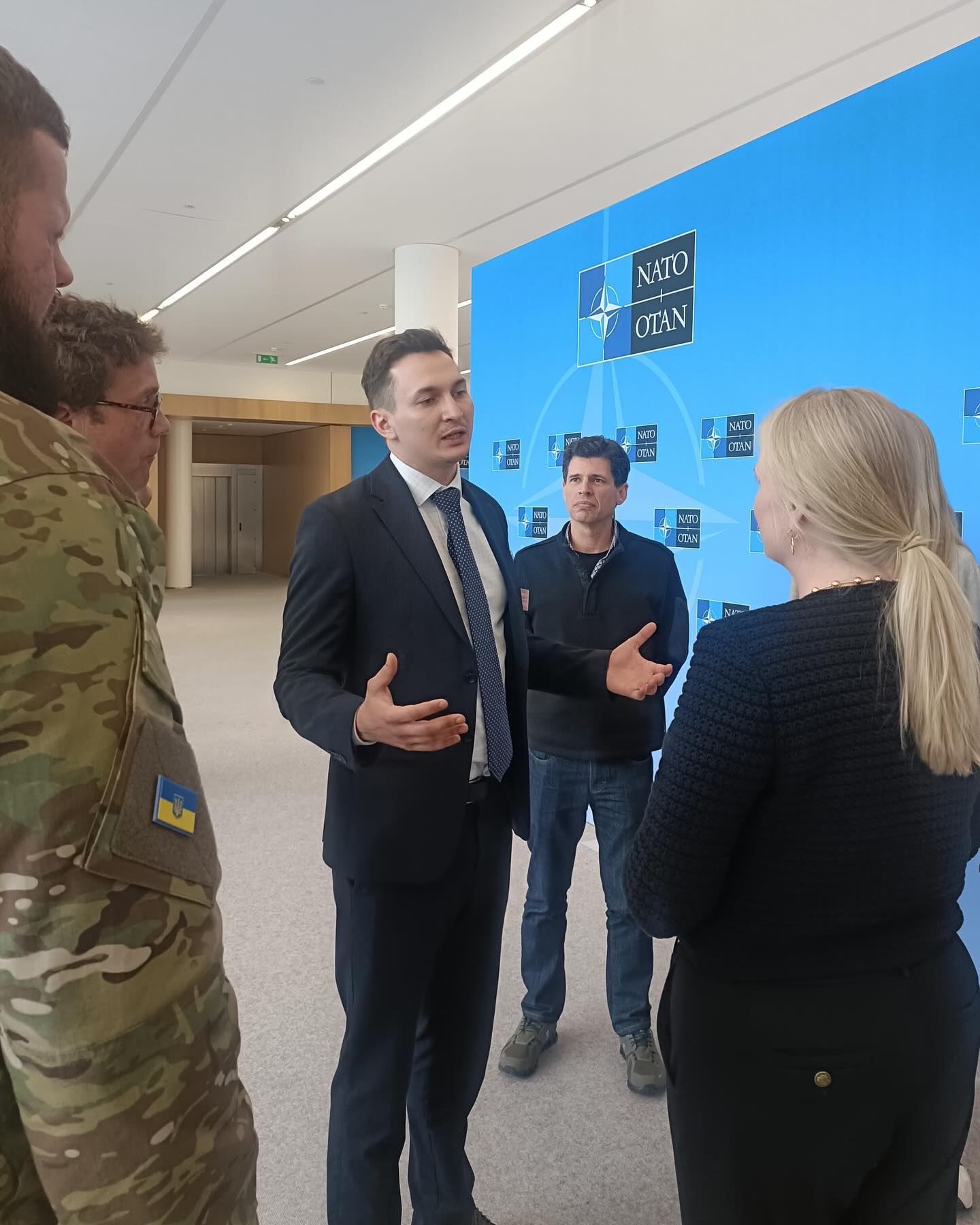 We were also grateful to meet the NATO Deputy Secretary General Mircea Geoană and other visiting groups
