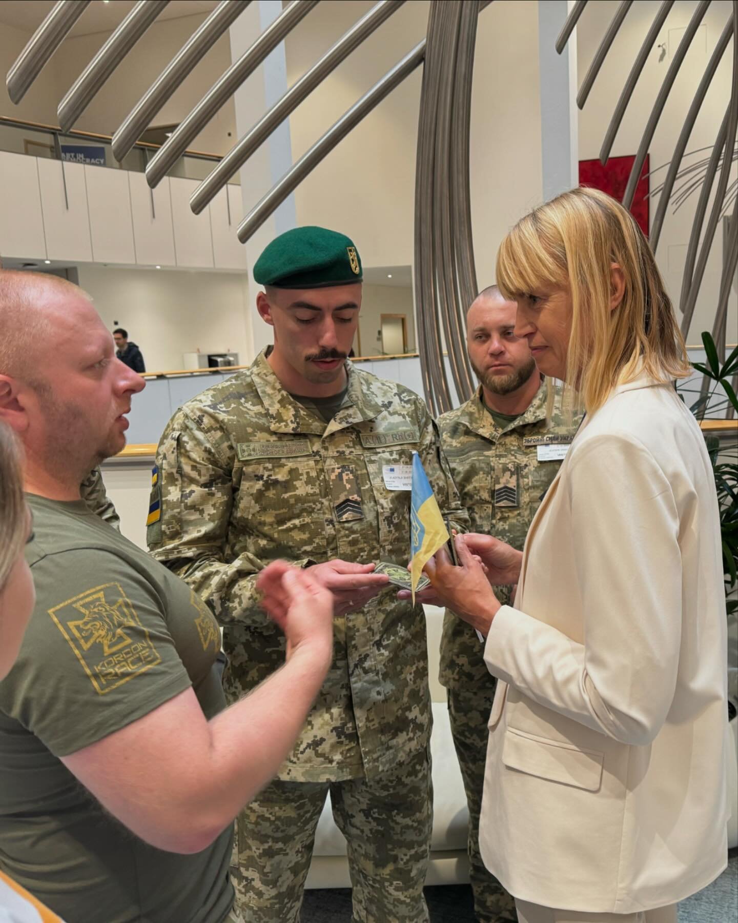 The tour was organized with the support of the cabinet of the president of the European Parliament.