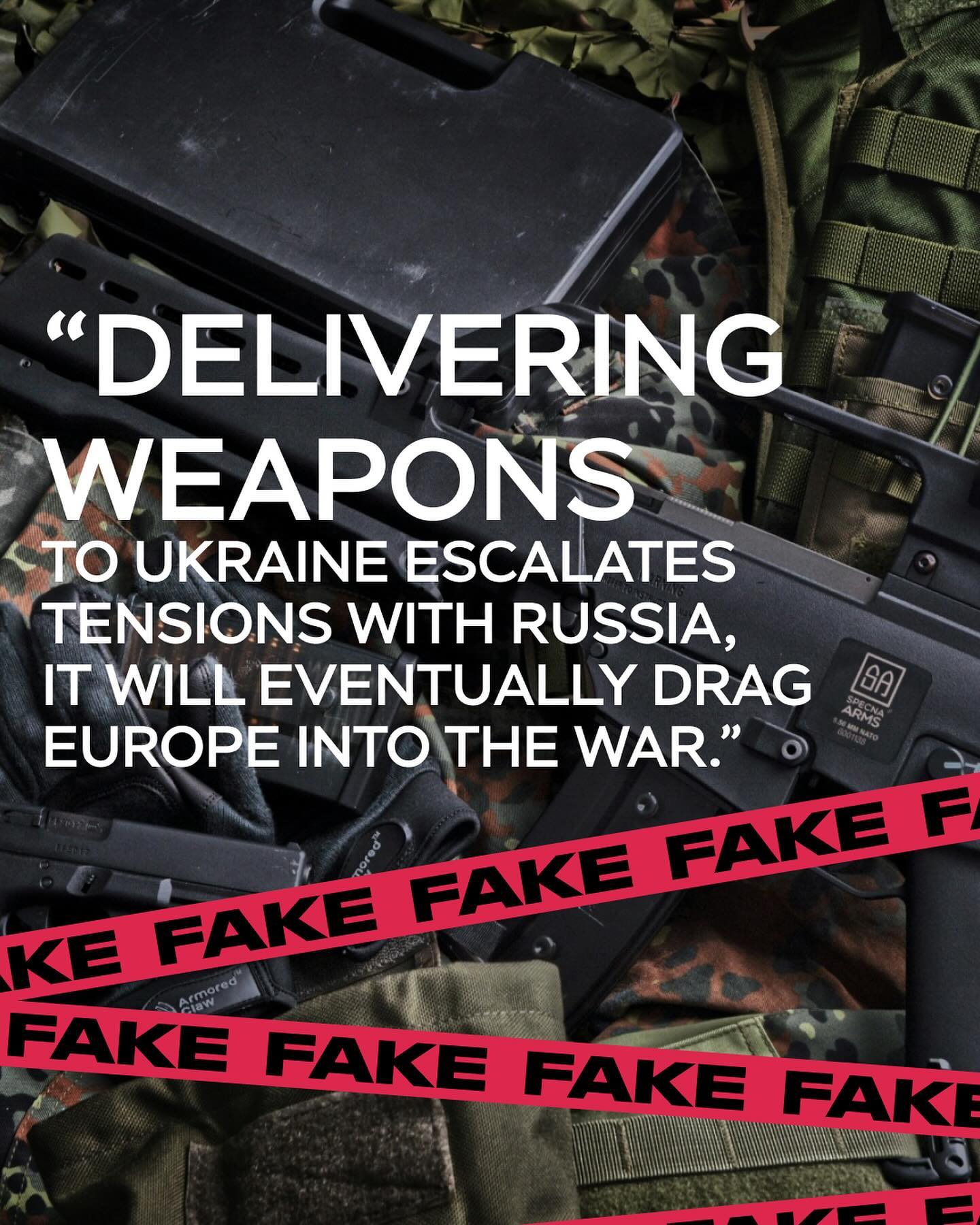 It impacts the nature of the military aid deliveries, making them less timely and less efficient, eventually prolonging the war and suffering