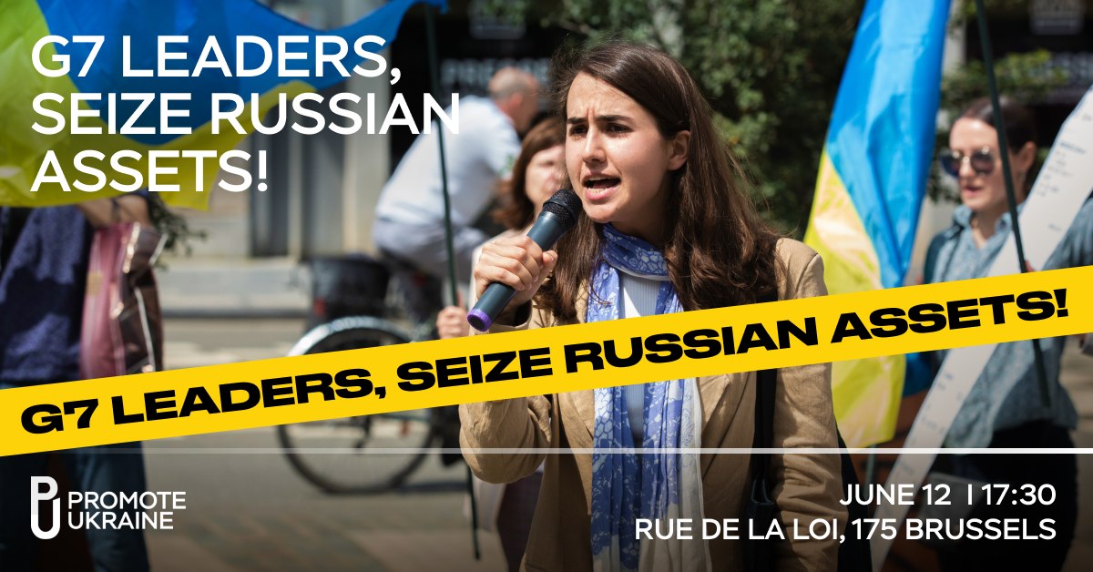 Next week, on Wednesday we will hold a decisive demonstration on frozen assets ahead of the G7 Summit in cooperation with ICUV