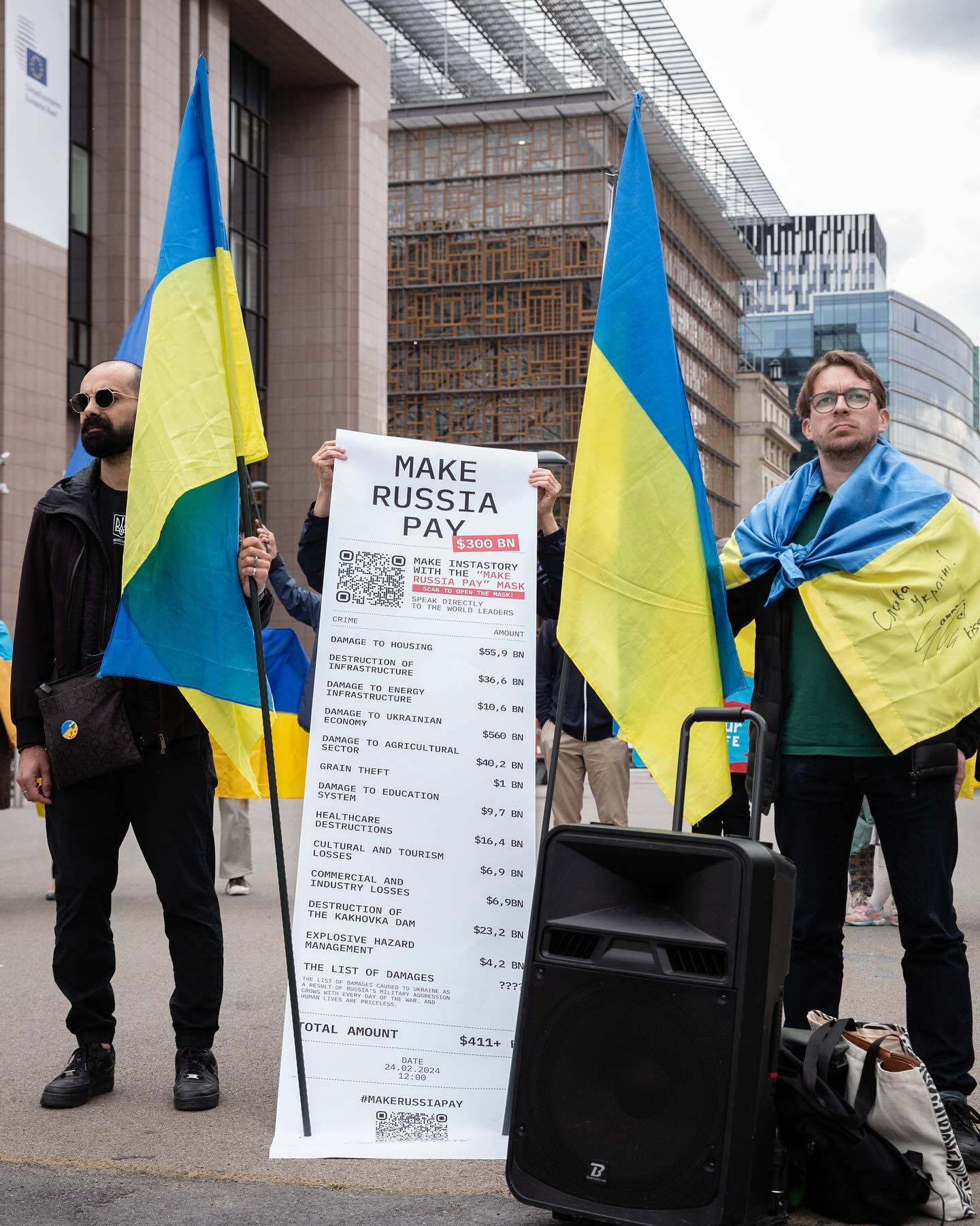 We thank all the activists who came to demonstration