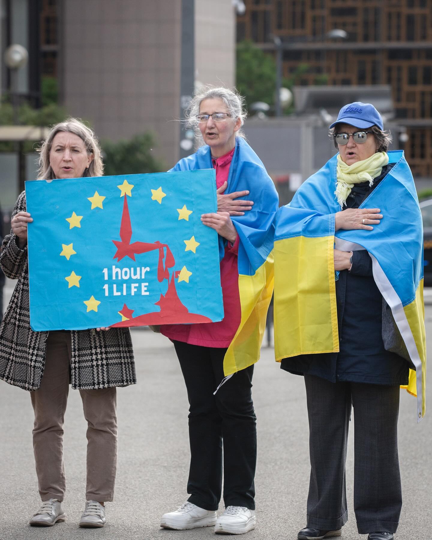 We thank all the activists who came to demonstration